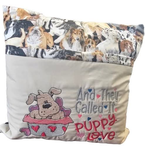 Puppy Love Reading Pocket Pillows